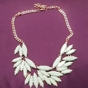 Mint Green Geometric Necklace